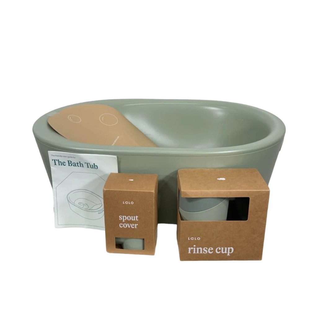 Lalo Green Baby Bath Set